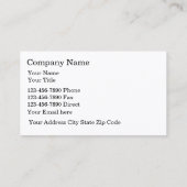 Home Inspectie Visitekaartjes (Achterkant)