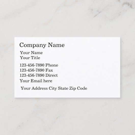 Home Inspectie Visitekaartjes (Achterkant)