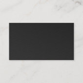 Home Inspection Modern Black & Gold Real Estate Visitekaartje (Achterkant)