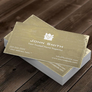 Home Inspection  Professional Visitekaartje