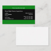 Home Inspection Service Visitekaartje (Voorkant / Achterkant)