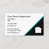 Home Inspection Services House Symbol Visitekaartje (Voorkant)