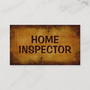 Home Inspector Antiek Visitekaartje