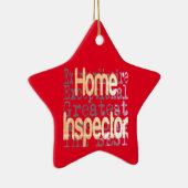 Home Inspector Extraordinaire Keramisch Ornament (Rechts)