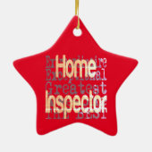 Home Inspector Extraordinaire Keramisch Ornament (Achterkant)
