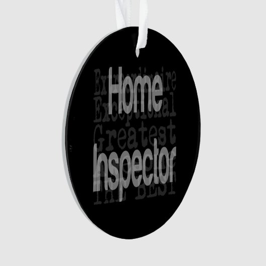 Home Inspector Extraordinaire Ornament (voorkant)