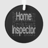 Home Inspector Extraordinaire Ornament (achterkant)
