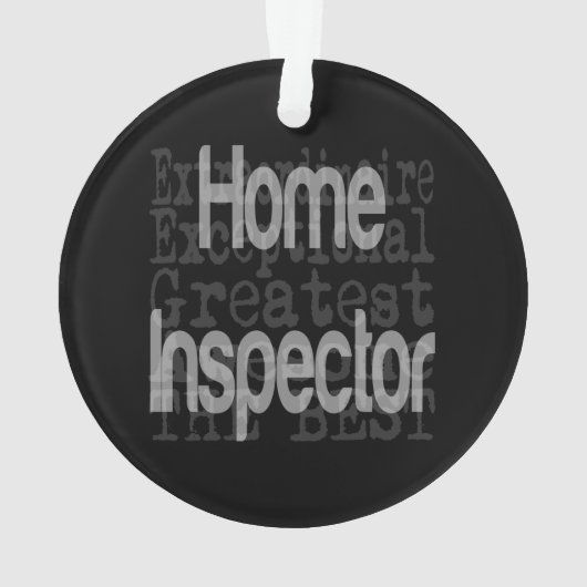 Home Inspector Extraordinaire Ornament (achterkant)