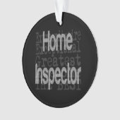 Home Inspector Extraordinaire Ornament (voorkant)