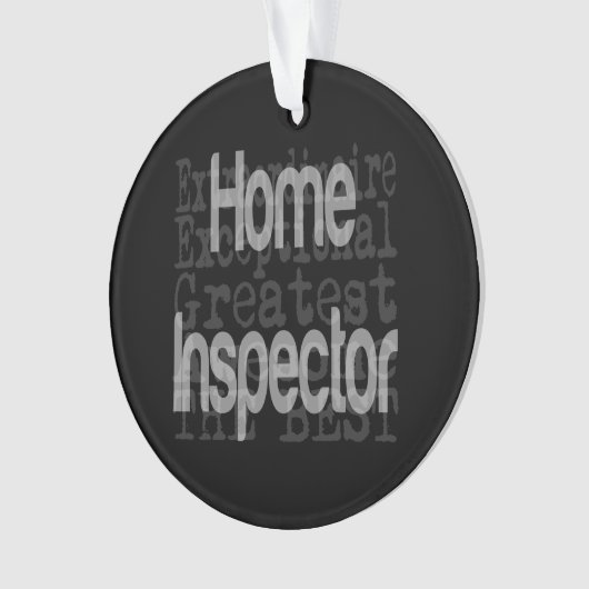 Home Inspector Extraordinaire Ornament (voorkant)