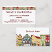 Home Inspector Licensed House Inspector Business C Visitekaartje (Voorkant / Achterkant)
