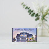 Home Inspector Real Estate Agent Reality Services Visitekaartje (Staand voorkant)