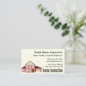 Home Inspector Visitekaartje (Staand voorkant)