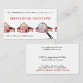 Home Inspector Visitekaartje (Voorkant / Achterkant)