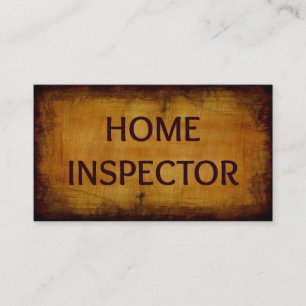 Home Inspector Visitekaartje