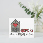 Home is briefkaart (Staand voorkant)