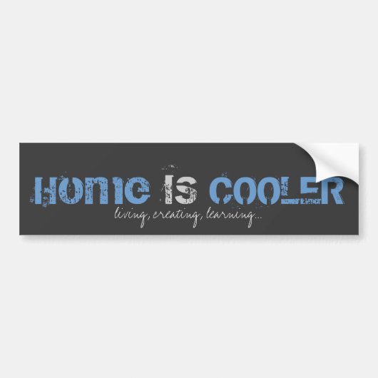 Home IS Cooler Sticker (Voorkant)