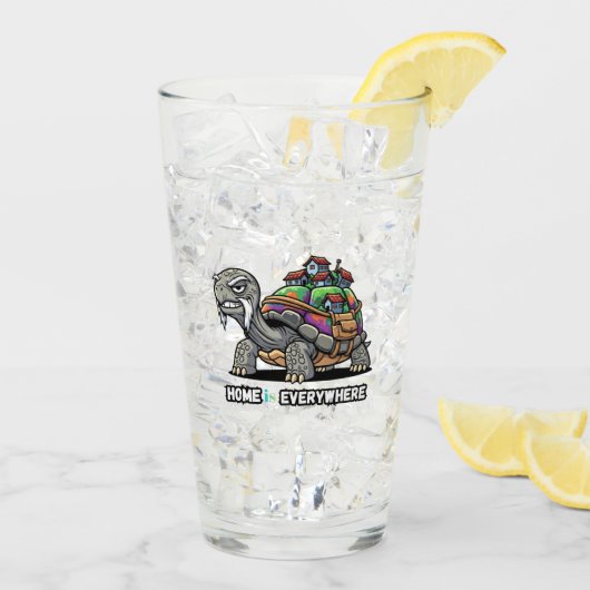 Home is Everywhere Drinking Glass Glas (Achterkant ijs)