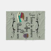 Home is fleece deken (Voorkant (Horizontaal))