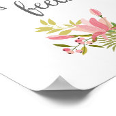 Home is geen plek maar een vingerafdruk poster (Hoek)