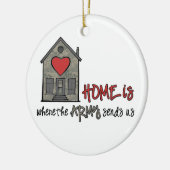 Home is keramisch ornament (Links)