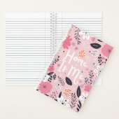 "Home Is Me" Gepersonaliseerde naam & jaarboek Notitieboek (Binnen)
