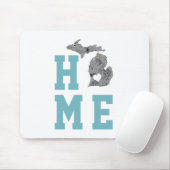 Home is Michigan de Grote Meren Staat Muismat (Met muis)