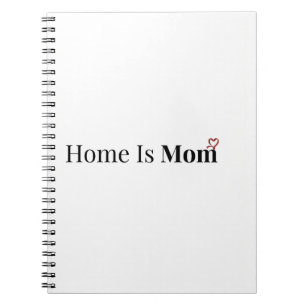 Home Is Mom Notitieboek   Moederdag Cadeau   Dagbo