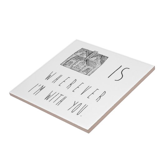 Home is tegeltje (Zijkant)