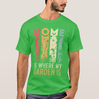 Home is Tuin Toegewijde Moeder Gift jongen T-shirt