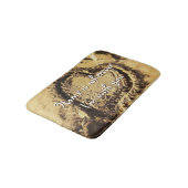 Home is waar dan ook met You Quote Sand Drawn Hear Badmat (Gekanteld)