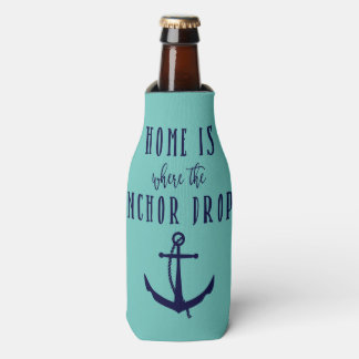 Home is waar de Anchor Drops Bottle Huggie Flesjeskoeler