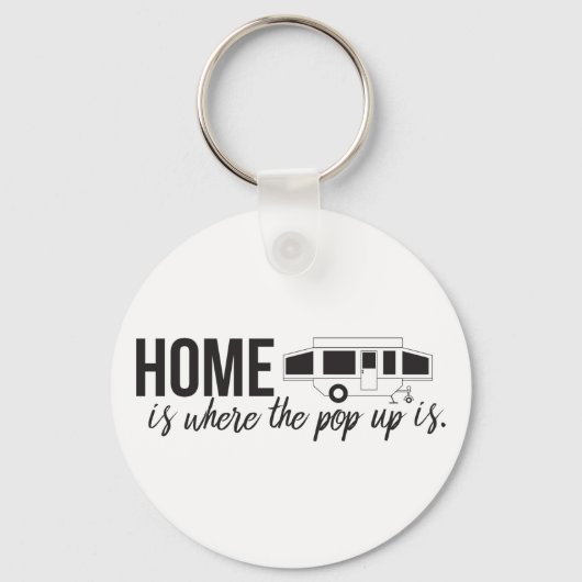 Home is waar de Pop omhoog is Sleutelhanger (Voorkant)