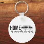 Home is waar de Pop omhoog is Sleutelhanger (Voorkant)