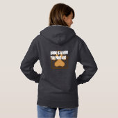 Home is waar de poten zijn - Paw Print House Hoodie (Achterkant volledig)