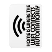 Home is waar de WiFi automatisch verbinding maakt Magneet (Verticaal)
