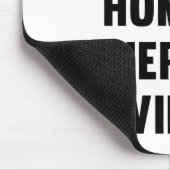 Home is waar de WiFi is Muismat (Hoek)