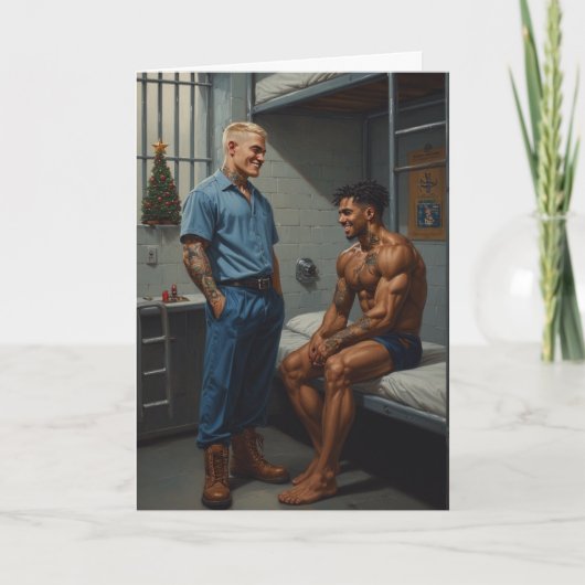 Home is waar het hart is: Gay Christmas Kaart (Voorkant)