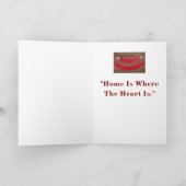 Home is waar het hart is: Gay Christmas Kaart (Binnen)