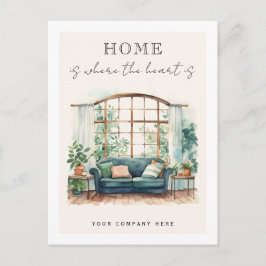 Home is Waar het Hart is Gezellige Realiteit Briefkaart