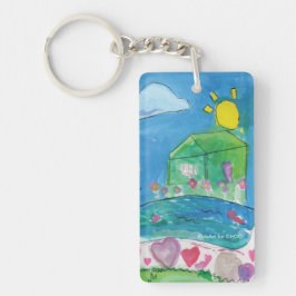 Home is waar het hart is - KidsArt voor CHOC Sleutelhanger