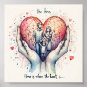 Home is Waar het hart is Print (Voorkant)