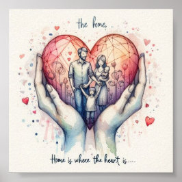 Home is Waar het hart is Print