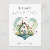 Home is Waar het hart is Promotie Realiteit Feestdagenkaart (Voorkant)
