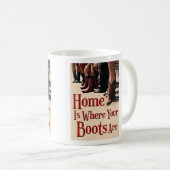 Home is waar je Boots Mok zijn (Voorkant rechts)