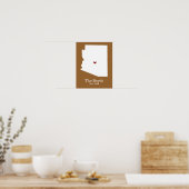 Home is waar je hart is - Arizona Poster (Keuken)