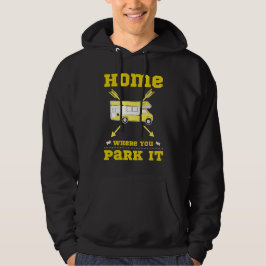 HOME IS WAAR JE HET VAN HET LEVEN PAREERT HOODIE