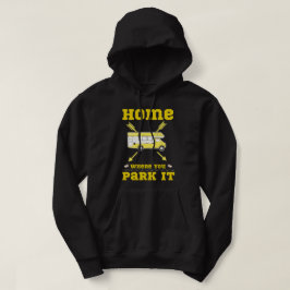 HOME IS WAAR JE HET VAN HET LEVEN PAREERT HOODIE