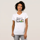 Home is waar je Shirt parkeert - Camping Adventure (Voorkant volledig)
