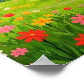 Home is waar mama is gezellig huisje poster (Hoek)